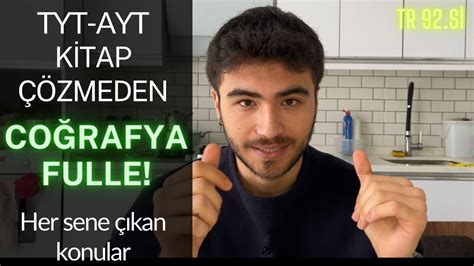 coğrafya en çok soru çıkan konular